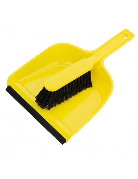 Ensemble pelle et balayette Jantex jaune