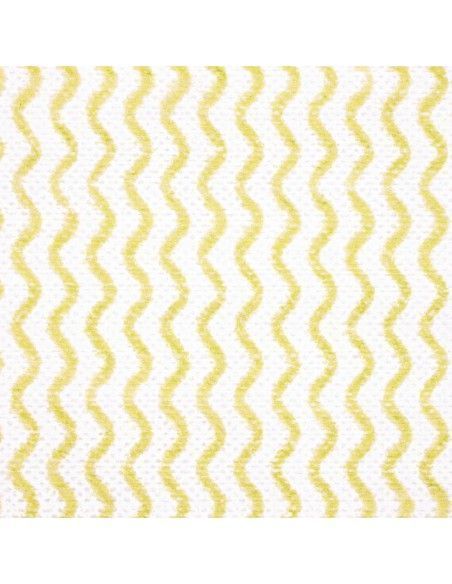 Chiffons non tissés Jantex jaunes (rouleau de 100 chiffons)
