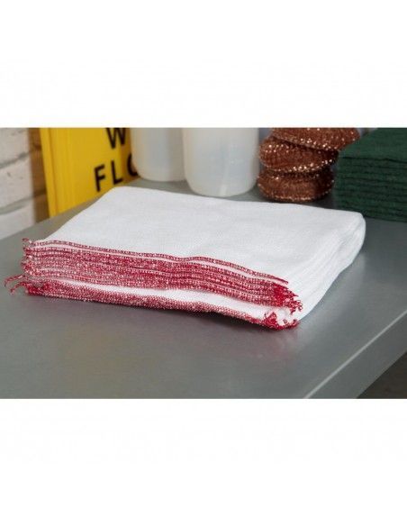Lavettes blanchies Jantex (Lot de 10)