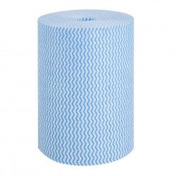 Chiffons de nettoyage compostables bleus Jantex Green (lot de 200)