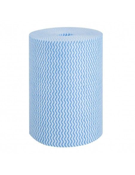 Chiffons de nettoyage compostables bleus Jantex Green (lot de 200)