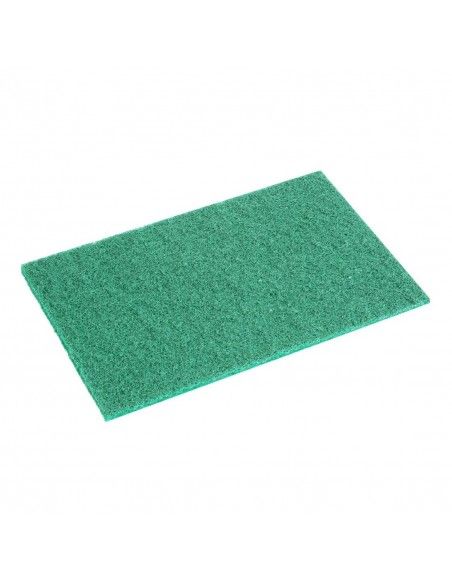 Tampons abrasifs verts 100% recyclés Jantex 225x150mm (lot de 10)
