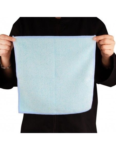 Chiffons en microfibre Jantex bleus (lot de 5)