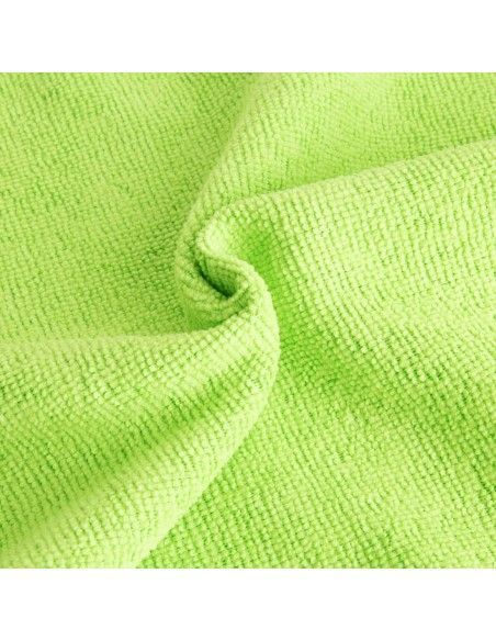 Chiffons en microfibre Jantex verts (lot de 5)