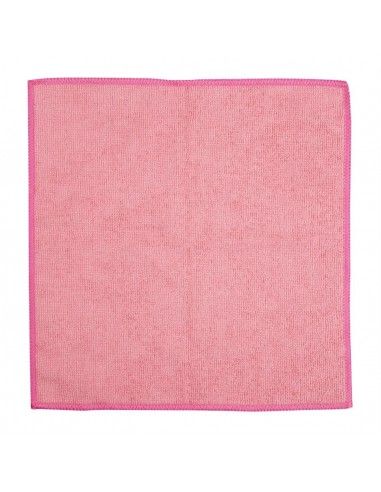 Chiffons en microfibre Jantex roses (lot de 5)