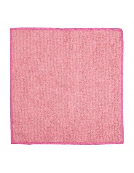 Chiffons en microfibre Jantex roses (lot de 5)