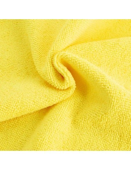 Chiffons en microfibre Jantex jaunes (lot de 5)