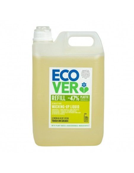 Liquide vaisselle concentré citron et aloe vera Ecover 5L