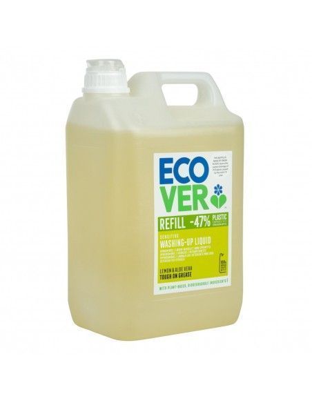 Liquide vaisselle concentré citron et aloe vera Ecover 5L