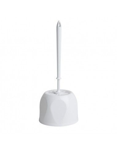 Ensemble brosse WC ronde et support Nisbets Essentials blanc