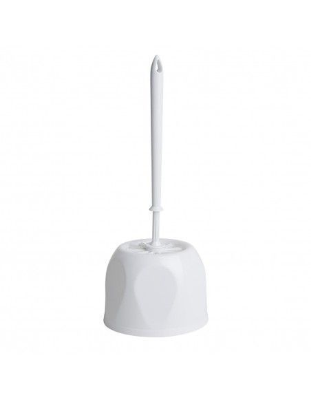 Ensemble brosse WC ronde et support Nisbets Essentials blanc