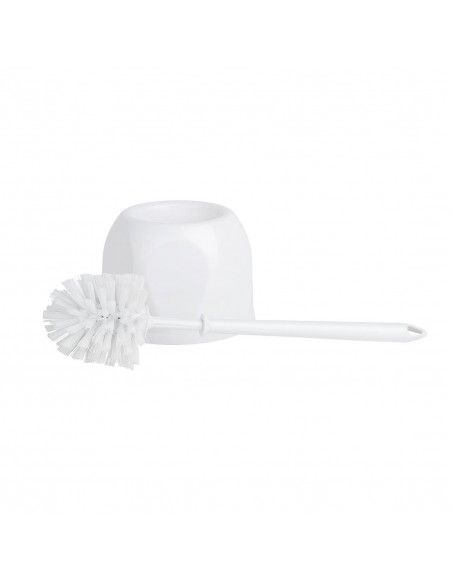 Ensemble brosse WC ronde et support Nisbets Essentials blanc