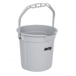Seau gradué Jantex gris avec bec verseur 14 litres 2