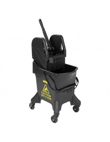 Seau essoreur haut 20 litres Jantex marquage jaune