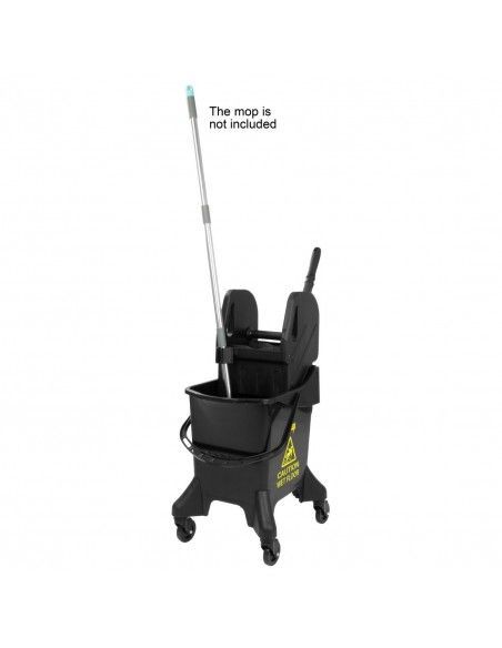 Seau essoreur haut 20 litres Jantex marquage jaune