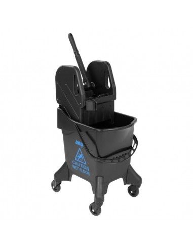 Seau essoreur haut 20 litres Jantex marquage bleu
