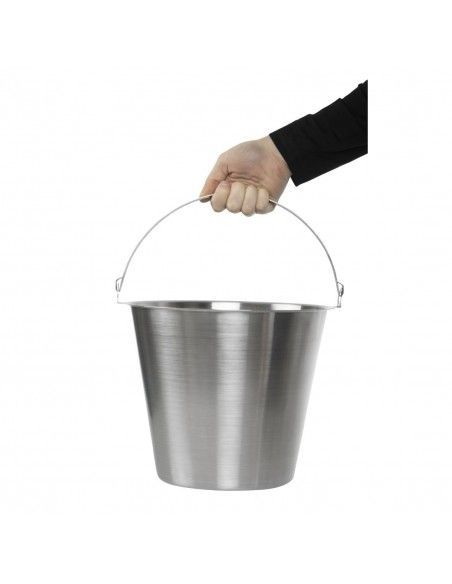 Seau inox Jantex 12L