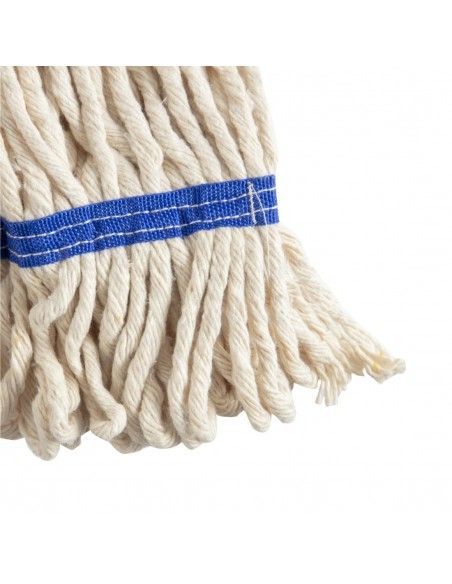 Tête de balai serpillère avec bande de maintien SYR Kentucky bleue