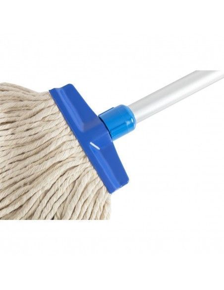 Tête de balai serpillère avec bande de maintien SYR Kentucky bleue