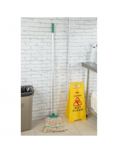 Tête de balai serpillère avec bande de maintien SYR Kentucky verte