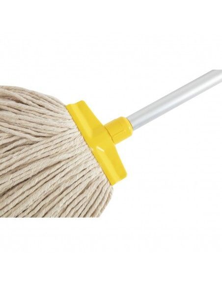 Tête de balai serpillère avec bande de maintien SYR Kentucky jaune