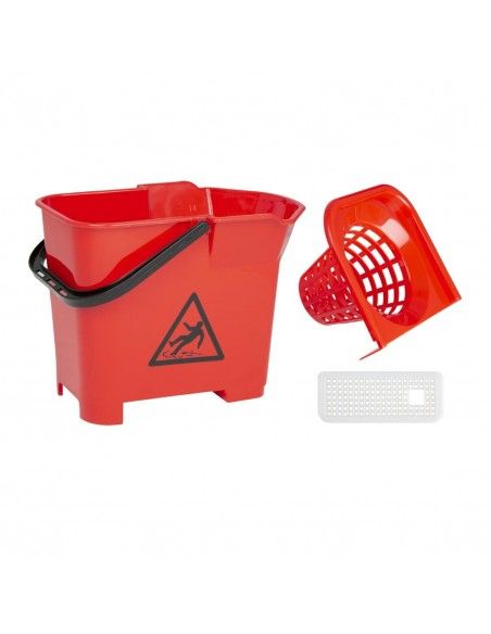 Seau essoreur Jantex rouge 14L