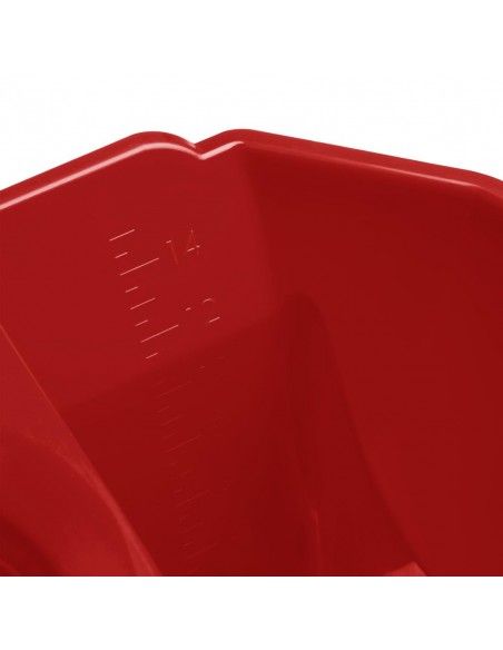 Seau essoreur Jantex rouge 14L
