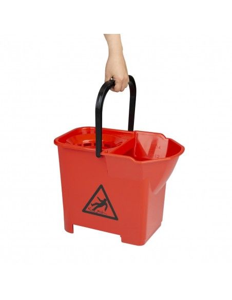 Seau essoreur Jantex rouge 14L