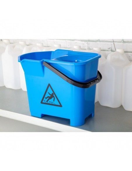 Seau essoreur Jantex bleu 14L