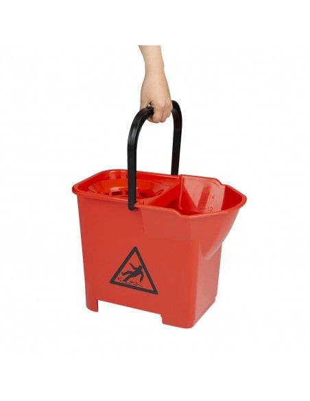 Seau essoreur Jantex rouge 14L