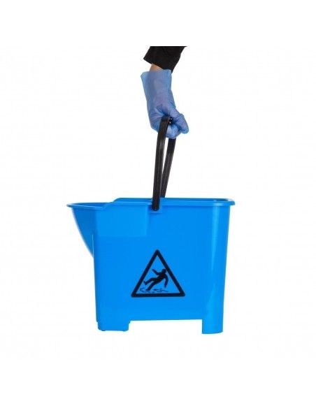 Seau essoreur Jantex bleu 14L