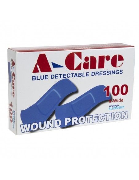 Pansements bleus standards (Lot de 100)