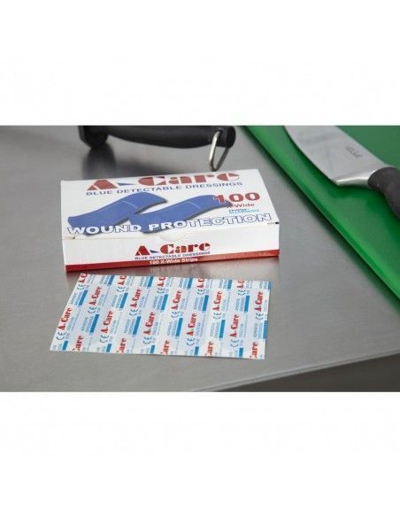 Pansements bleus standards (Lot de 100)