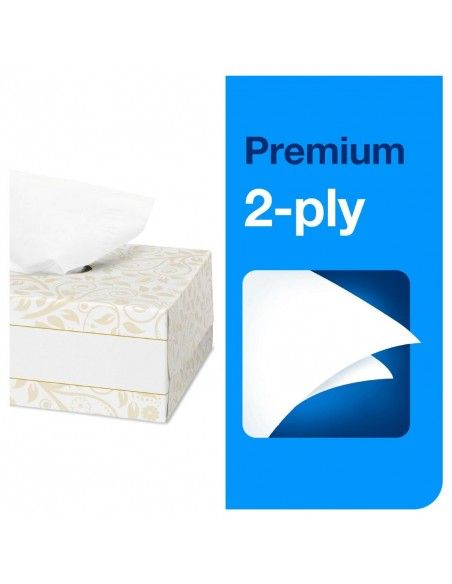 Boîtes rectangulaires de mouchoirs extra doux 2 plis Tork Premium 2 plis (30x100)