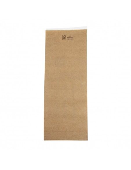 Pochettes à couverts en papier kraft recyclable et scellable (lot de 2000)