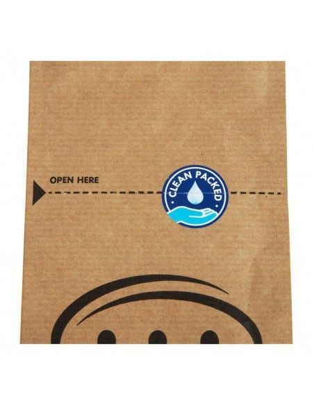 Pochettes à couverts en papier kraft recyclable et scellable (lot de 2000)