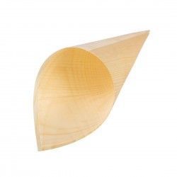 Cônes biodégradables en peuplier Fiesta Compostable 75x170mm (lot de 100) 2