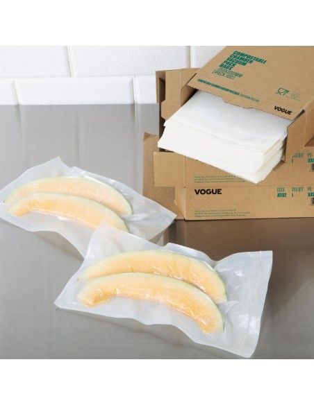 Sacs sous vide compostables Vogue 300x350mm (lot de 100)