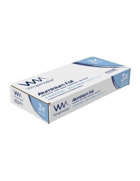 Papier aluminium pour distributeur compact Wrapmaster (Lot de 3)