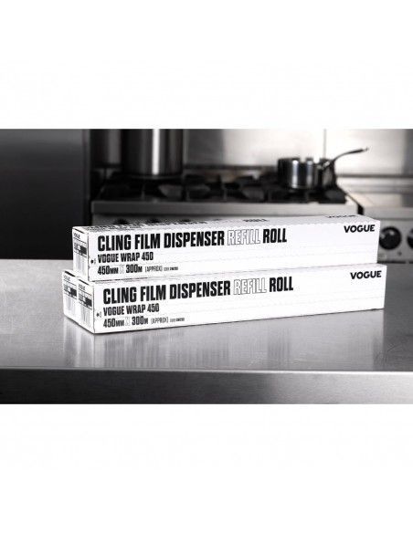 Rouleaux de film alimentaire pour distributeur Wrap450 Vogue (lot de 3)