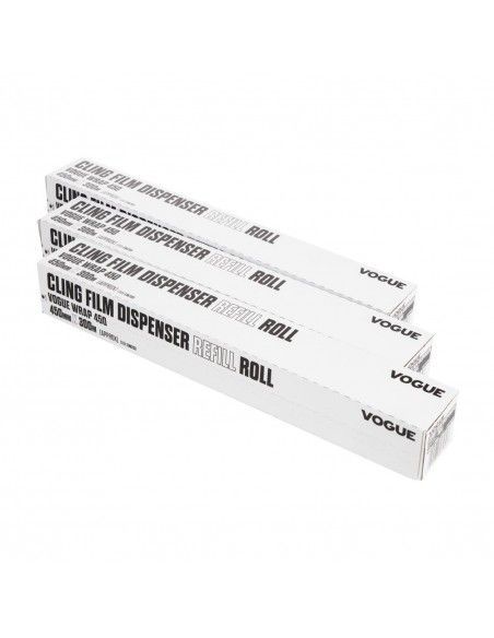 Film alimentaire pré-découpé (Lot de 3)