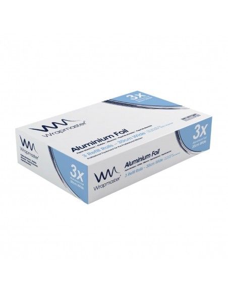 Papier aluminium Wrapmaster 300mm x 90m (lot de 3)