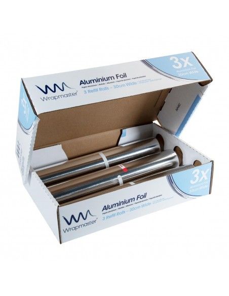 Papier aluminium Wrapmaster 300mm x 90m (lot de 3)