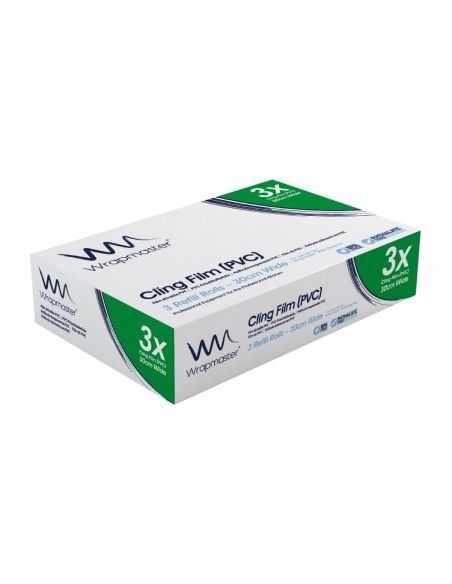 Recharges de film fraîcheur Wrapmaster 300m x 305mm (lot de 3)