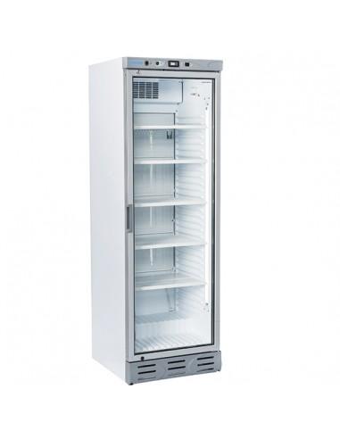 Vitrine freezer verticale avec 1 porte en verre, 300 litres, -15°/-20°C