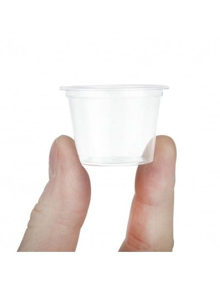 Pots à sauce PLA compostables Vegware 28ml (x5000)