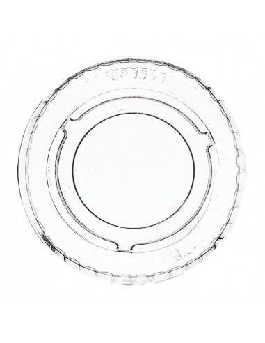 Couvercles compostables en PLA pour pots à sauce Vegware 28ml (lot de 5000)