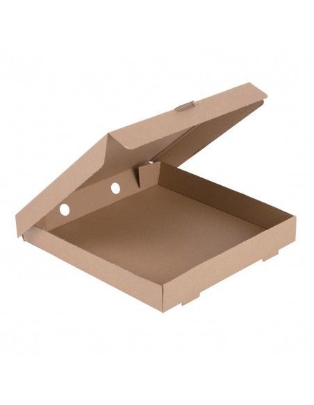 Cartons à pizza kraft Fiesta Compostable 30cm (Lot de 100)