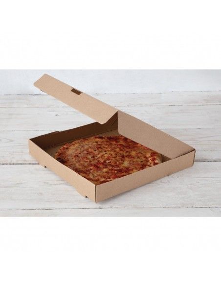 Cartons à pizza kraft Fiesta Compostable 30cm (Lot de 100)