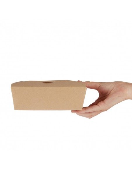Cartons alimentaires rectangulaires kraft Colpac 985ml (lot de 250)